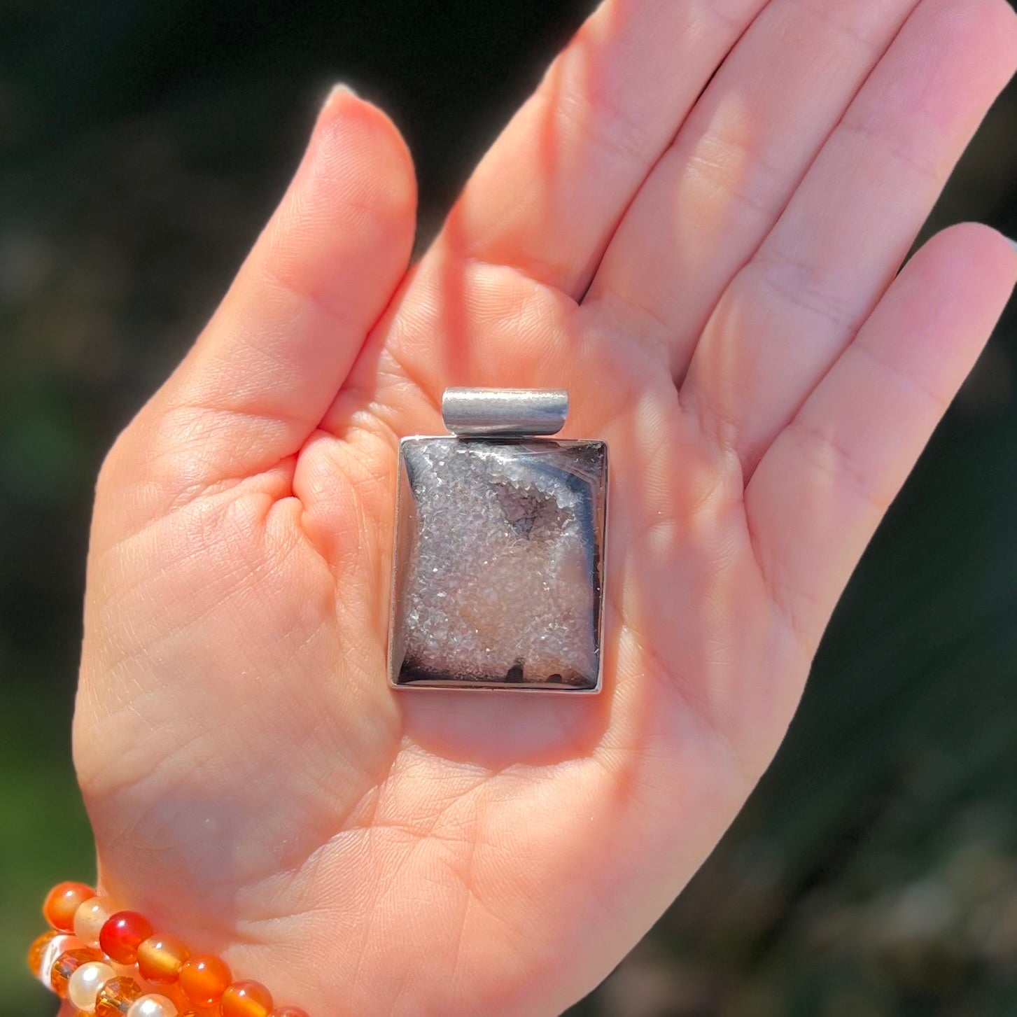 Agate ~ Sterling Silver Pendant