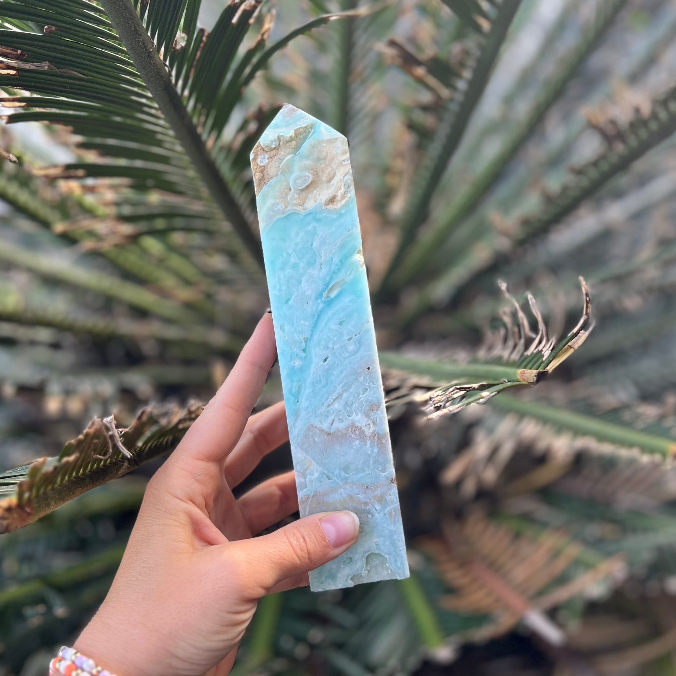 Semi Raw Caribbean Calcite Tower