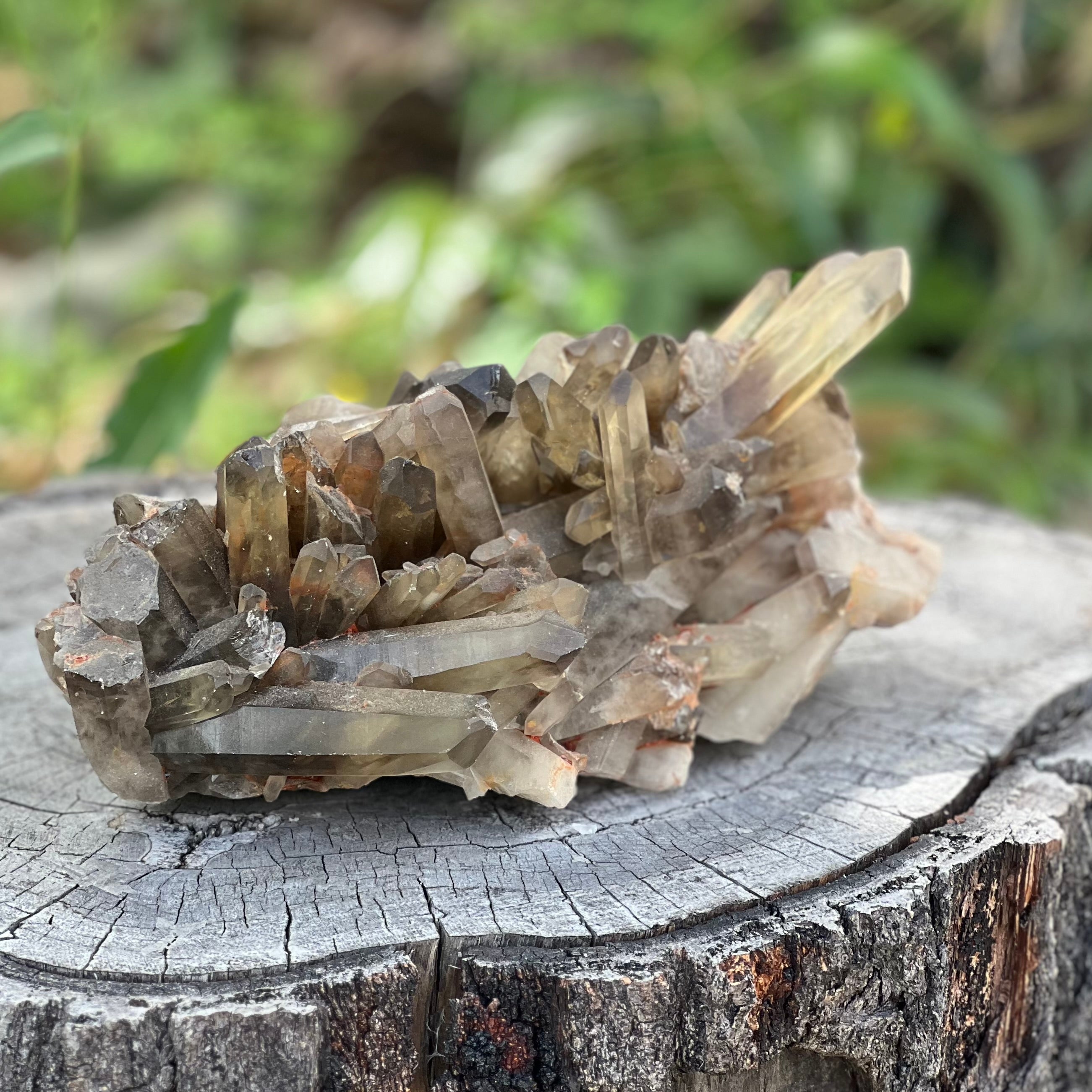 Smoky Citrine Natural Raw Cluster