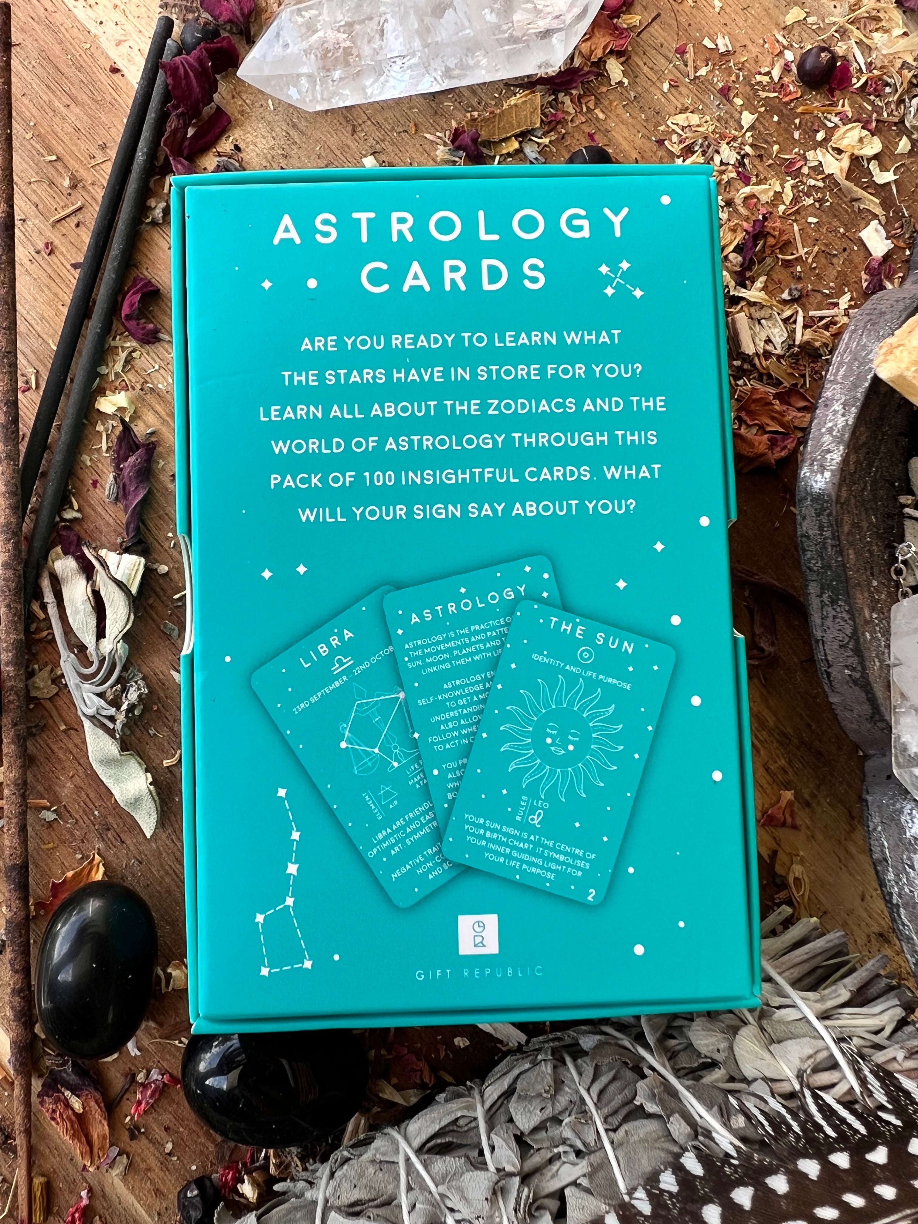 Cartes d'astrologie