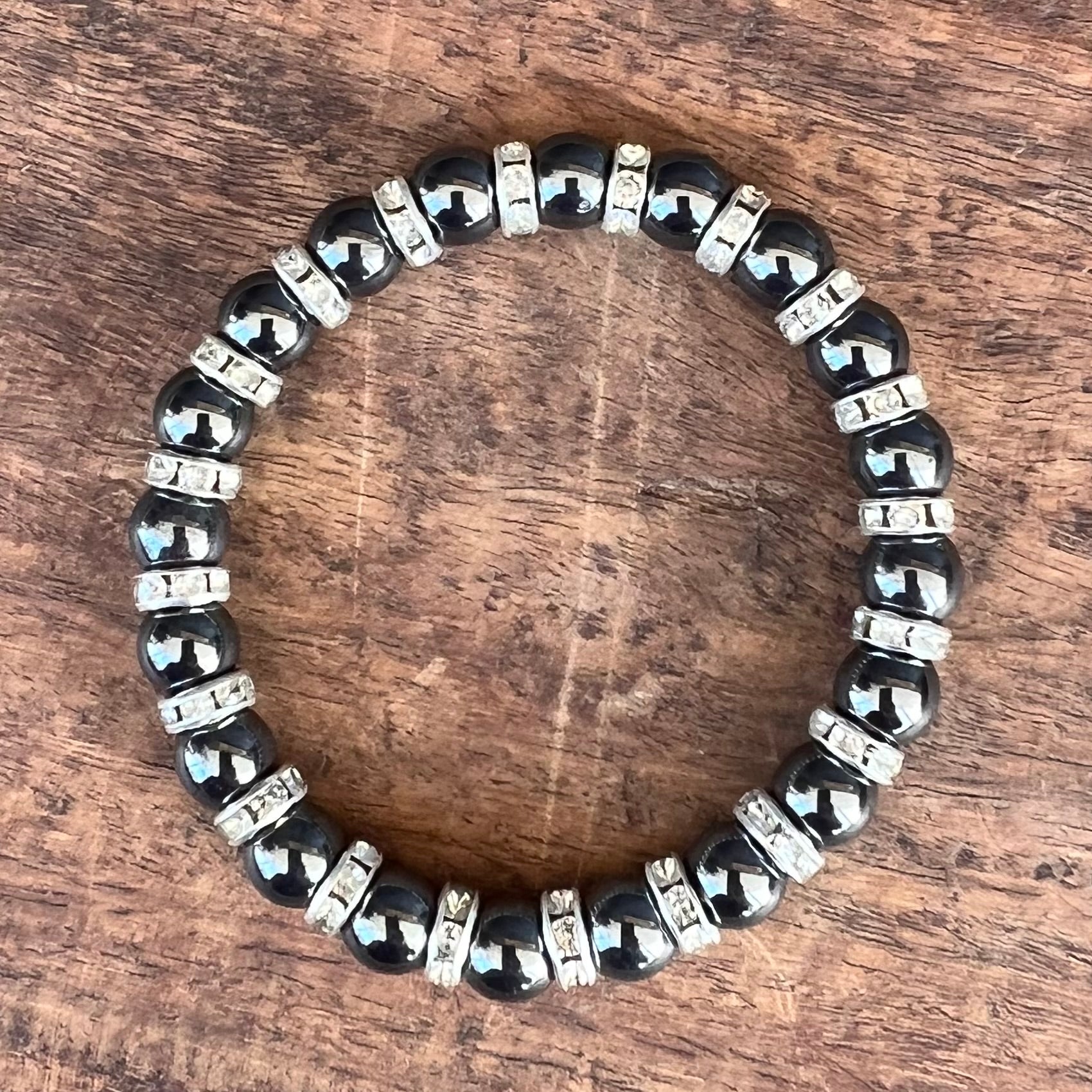 Hematite with Bling Bling Bracelet