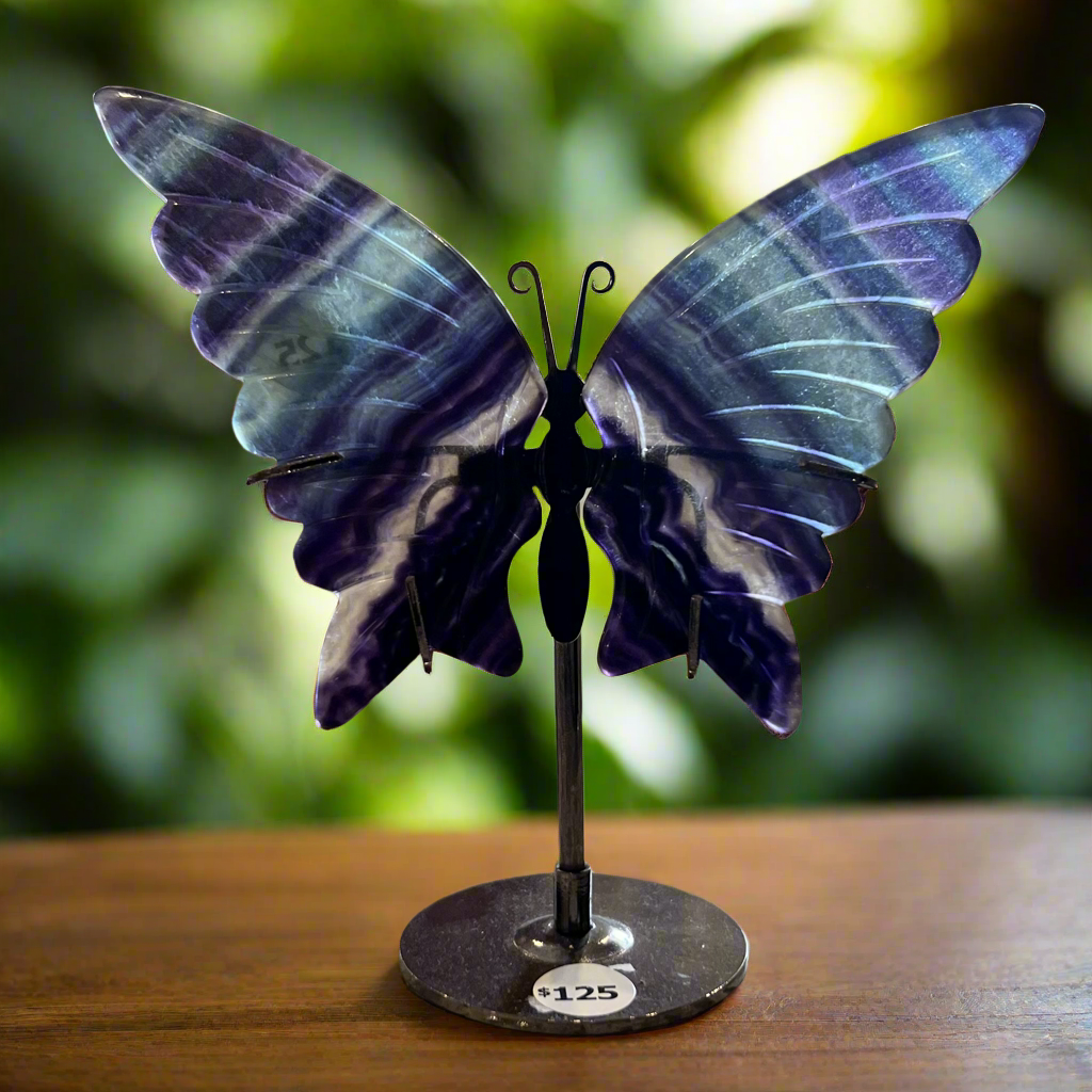 Rainbow Fluorite Butterfly