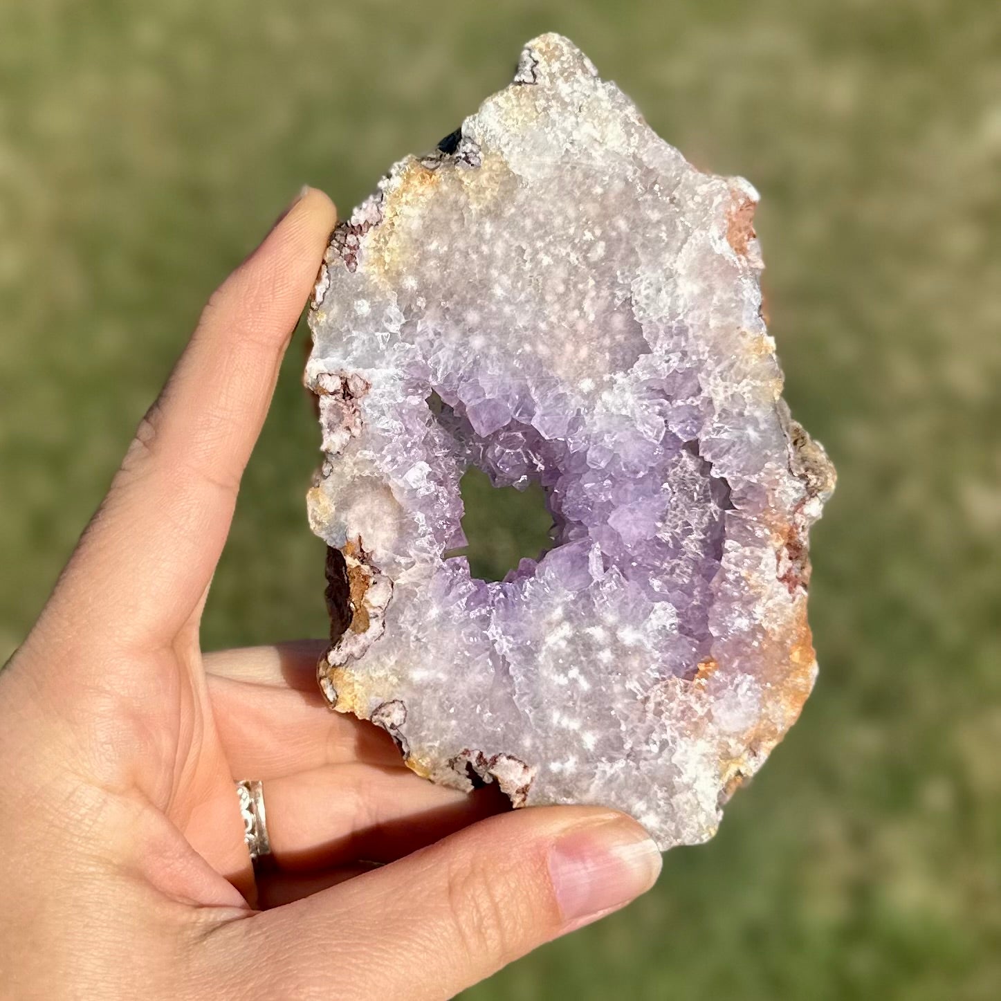 Pink and Purple Amethyst Slab