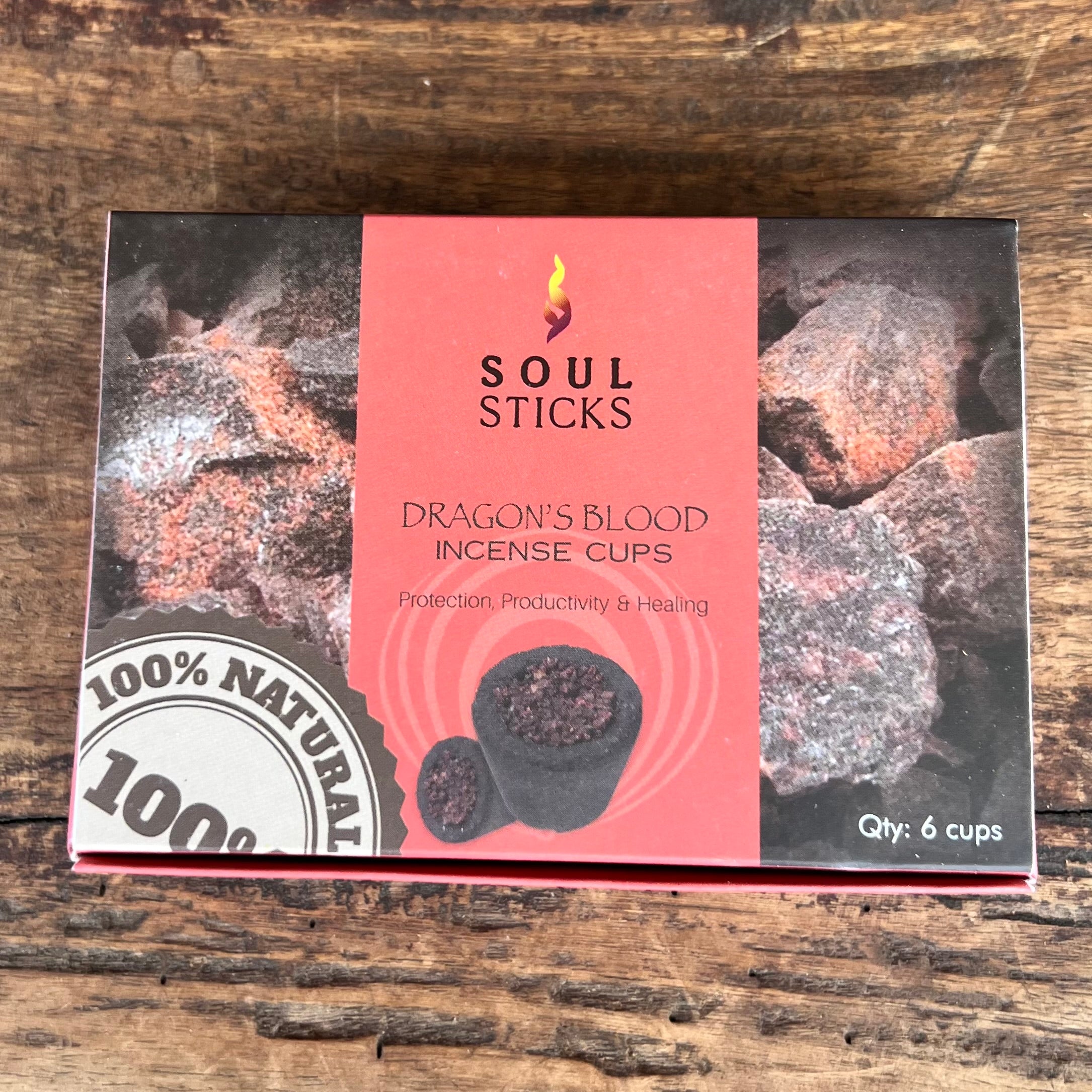 Dragons Blood Incense & Resin Cups ~ Soul Sticks