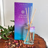 Boho Crystal Focus Reed Diffuser ~
Rainbow Fluorite ~ 
Peppermint & Lime