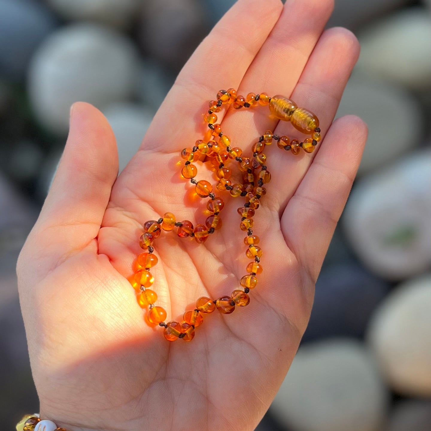 Amber Baby Teething Necklace