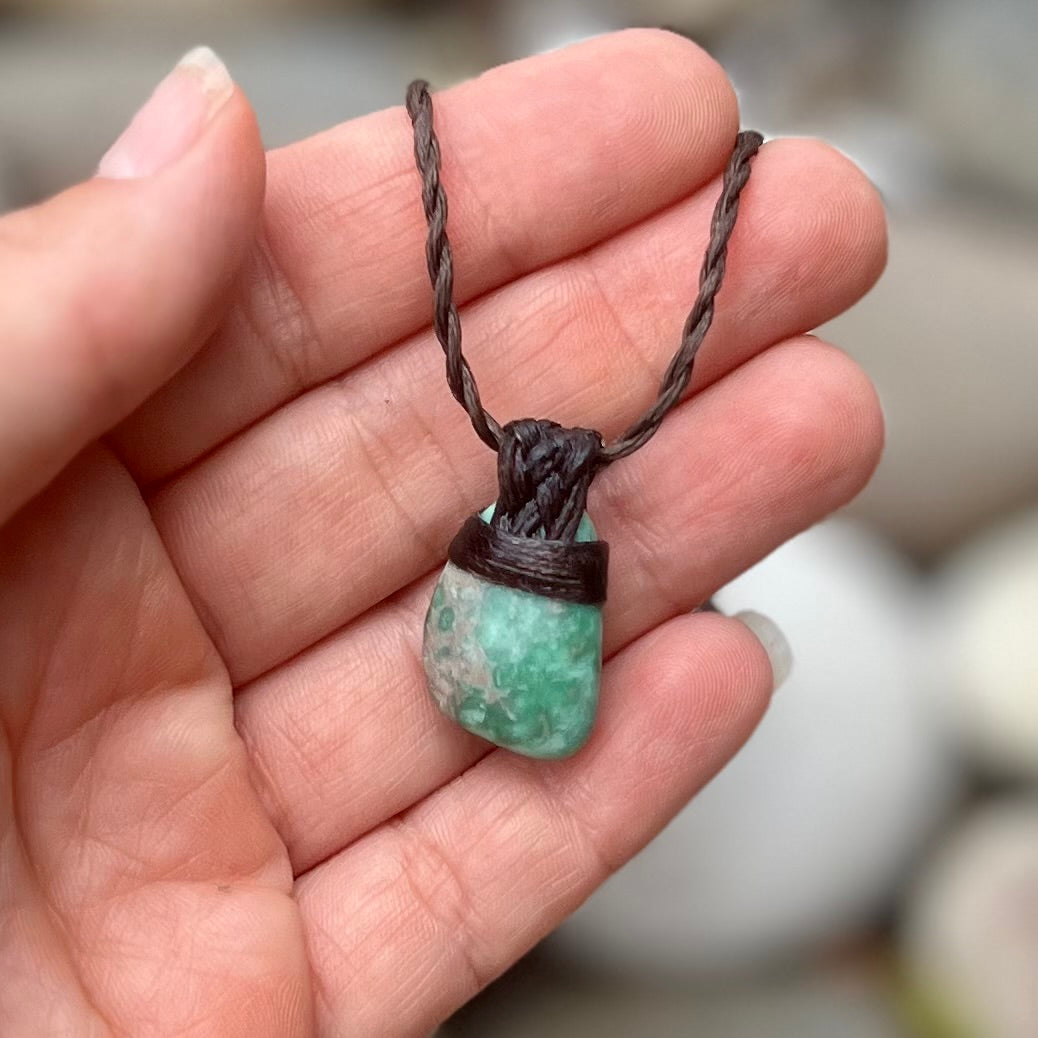 Muse Medicine ~ Variscite ~ Grounding Talisman