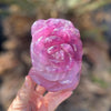 Purple Fluorite Rose