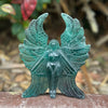Green Fluorite Goddess of Compassion Carving (1)
