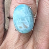 Larimar ~ Sterling Silver Ring ~ Size 6