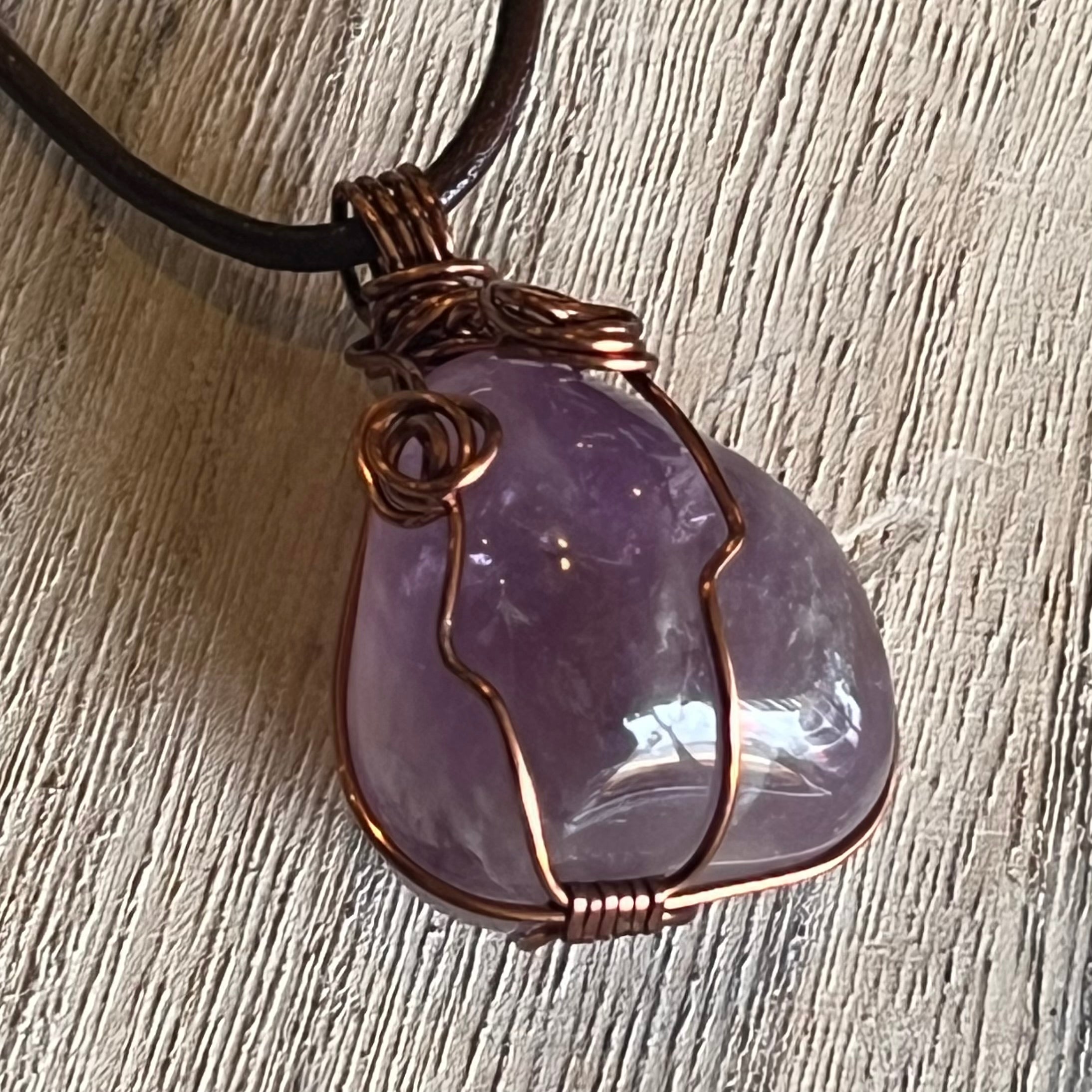 Muse Forged ~ Artesian Amethyst Necklace