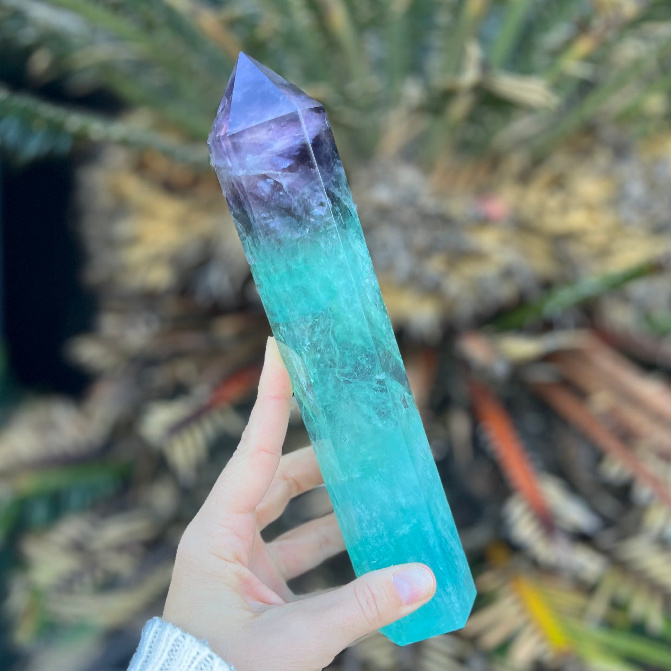 Rainbow Fluorite Tower