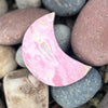 Pink Opal ~ Moon Carving