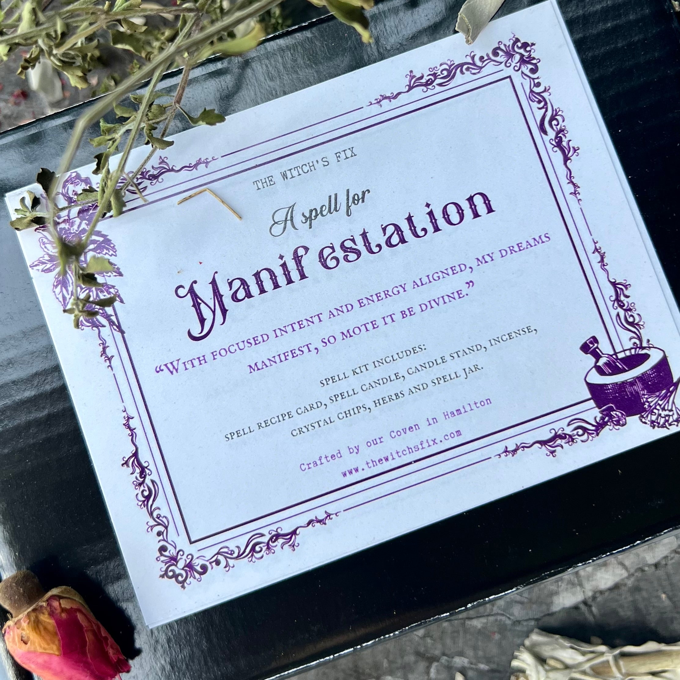 Manifestation ~ Spell Kit