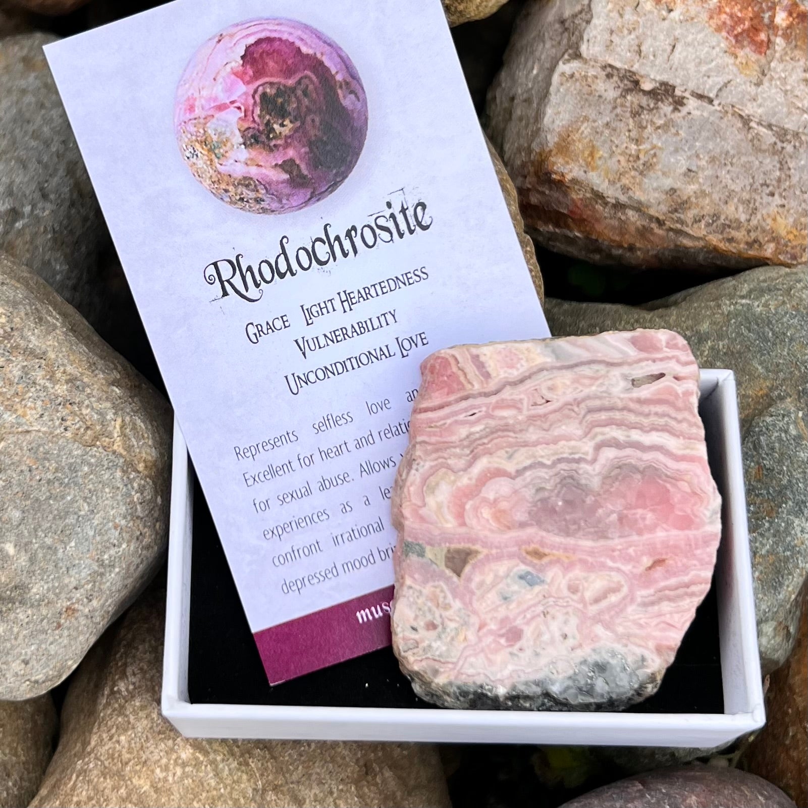 Rhodochrosite ~ Specialty Boxed Crystal