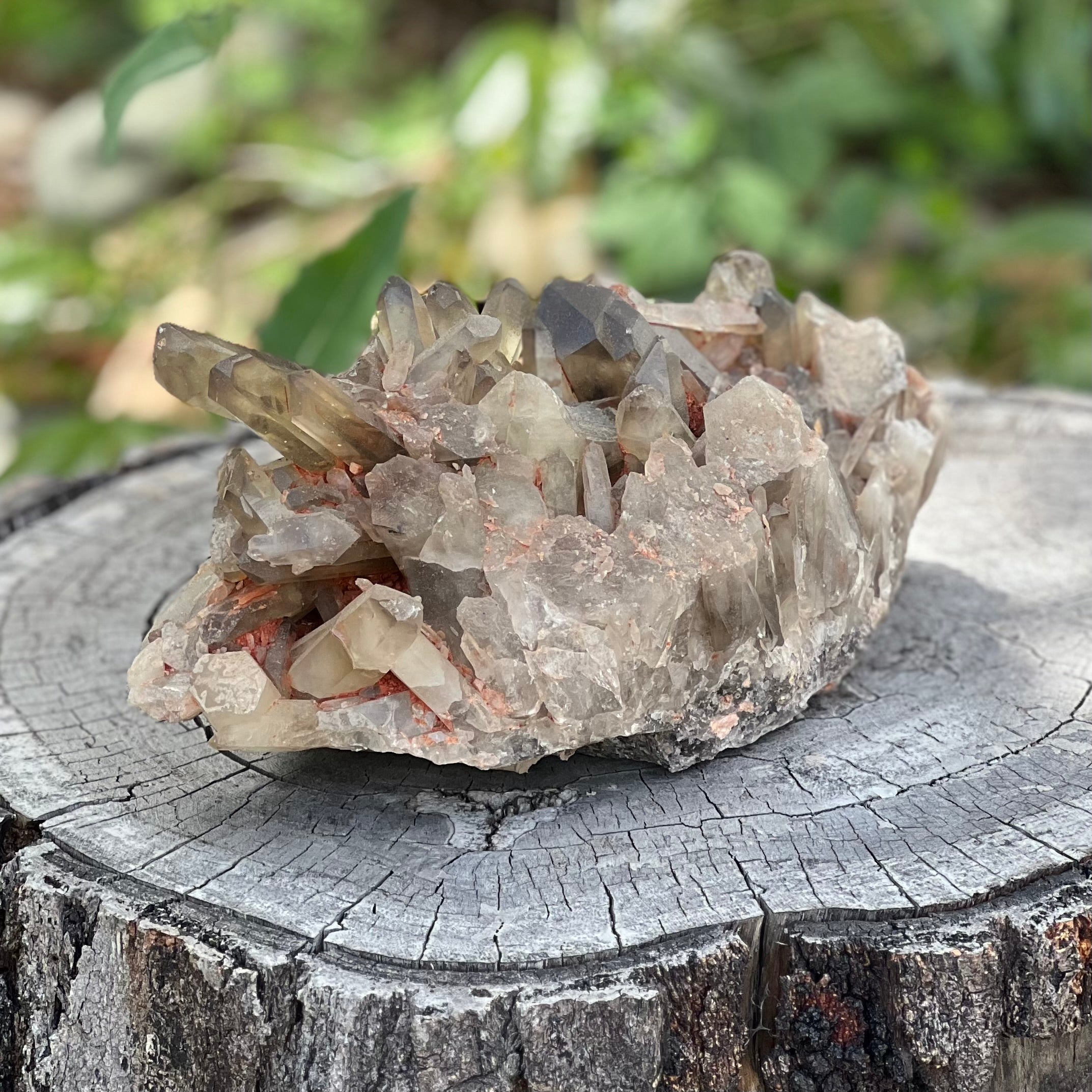 Smoky Citrine Natural Raw Cluster