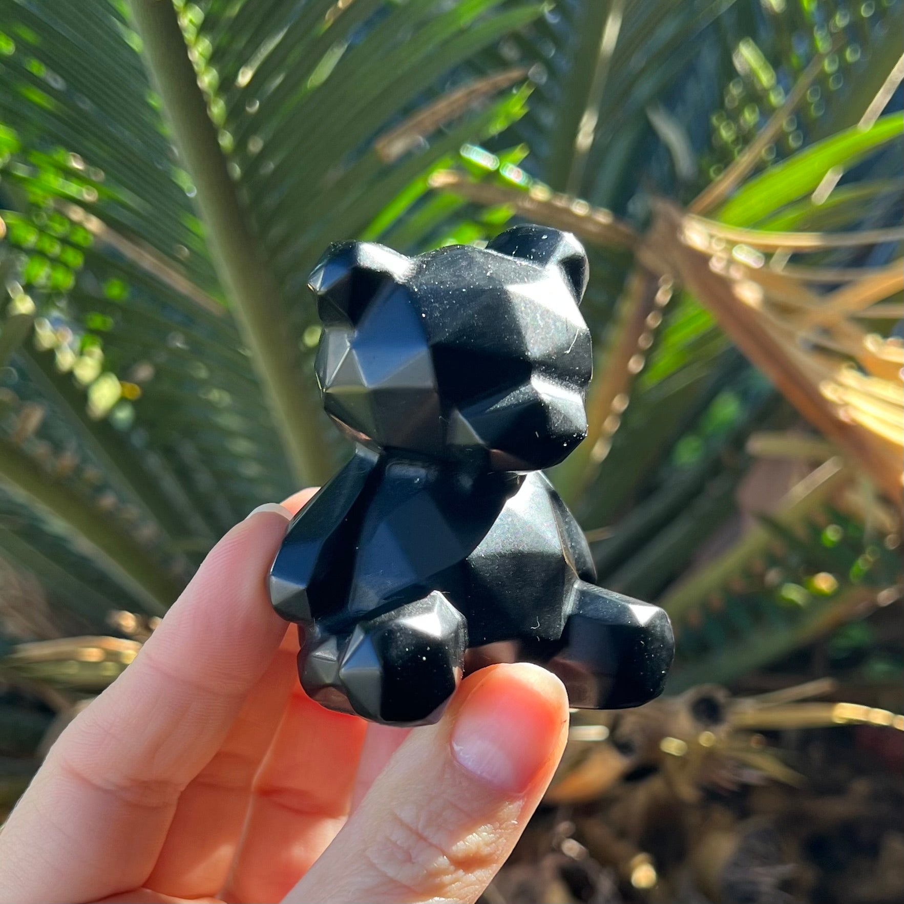 Teddy Bear ~ Black Obsidian