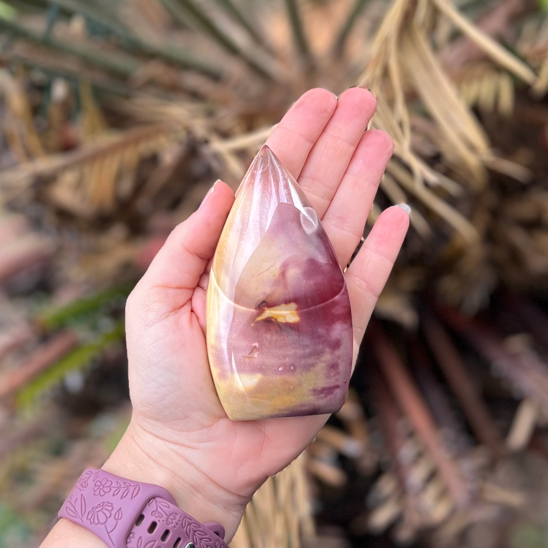 Mookaite Teardrop Freeform ~ Grounding