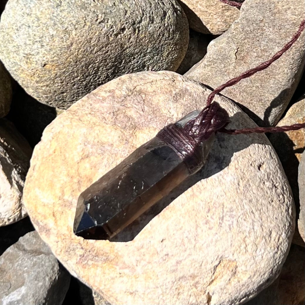 Muse Medicine ~ Smoky Quartz Point ~ Master Healer Talisman