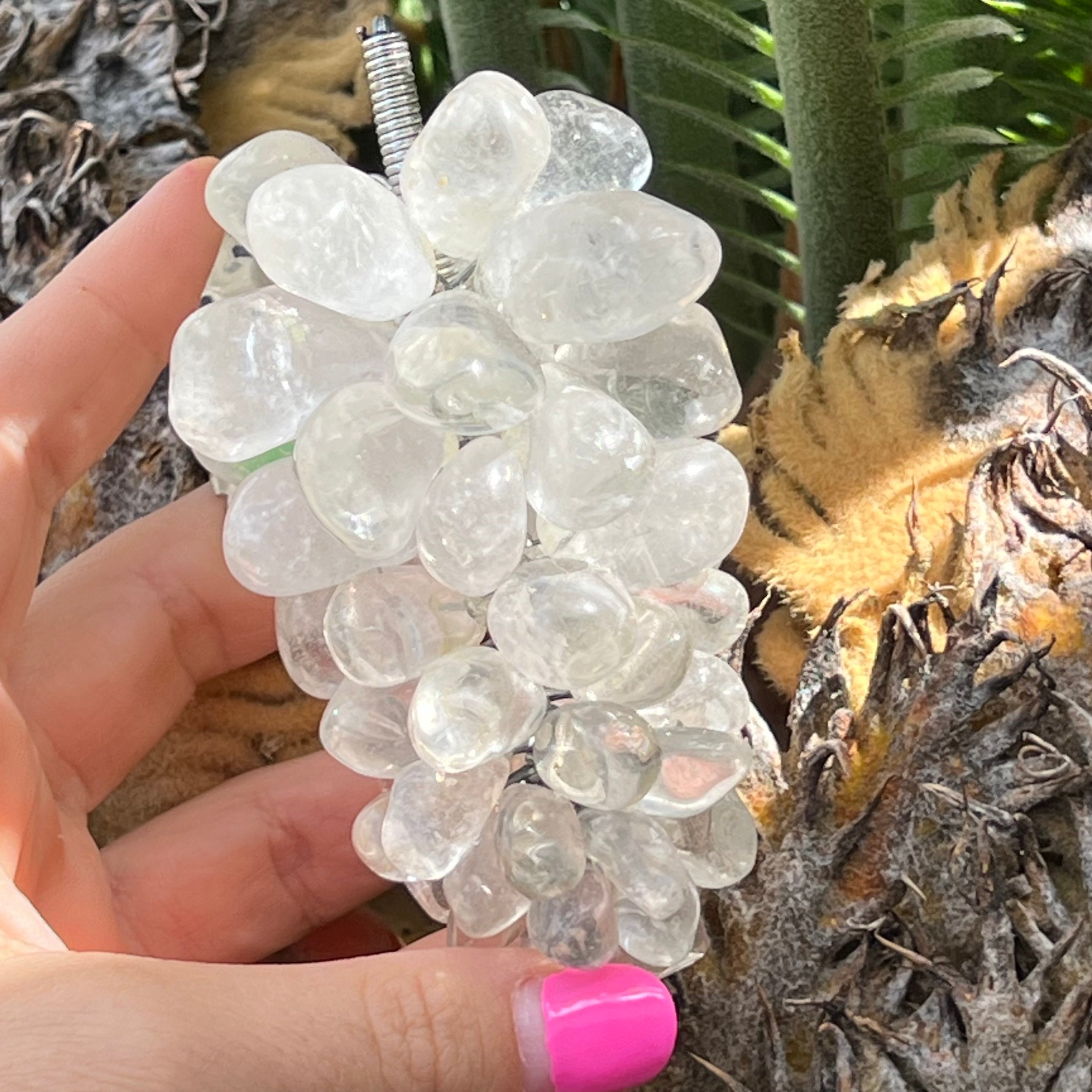 Clear Quartz Grapes