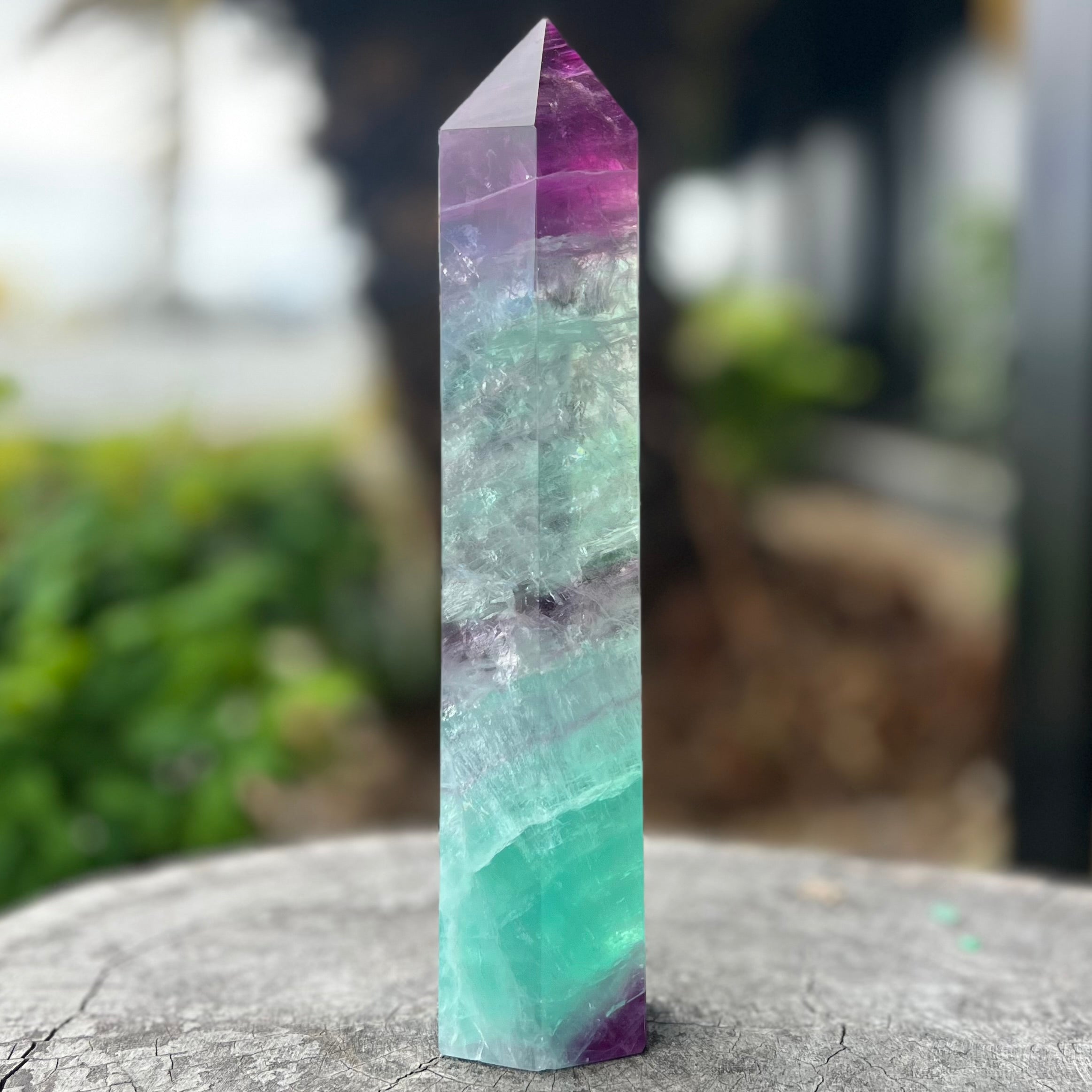 Rainbow Fluorite Tower