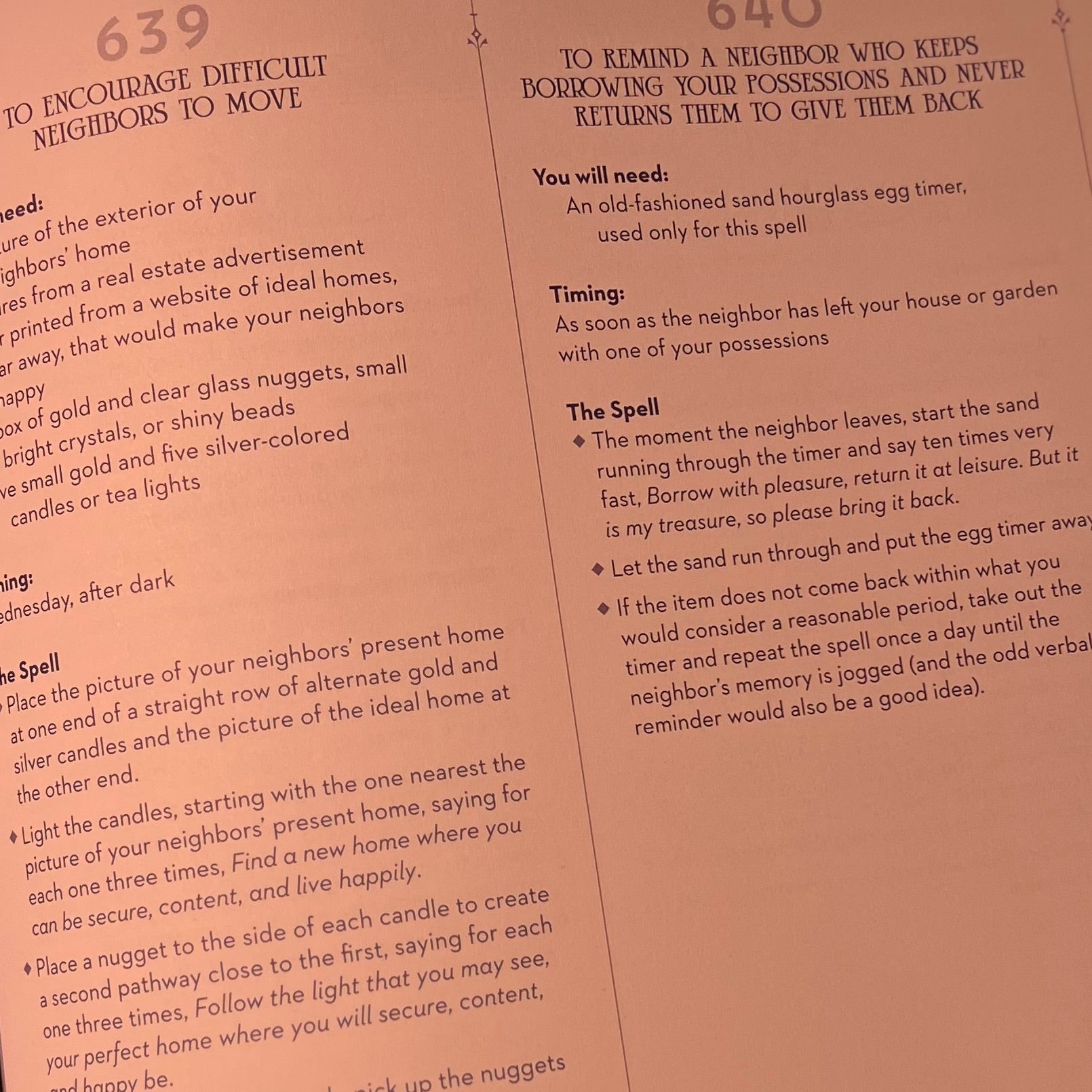 1001 Zaubersprüche - Buch