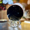 Black Obsidian Sphere & Stand