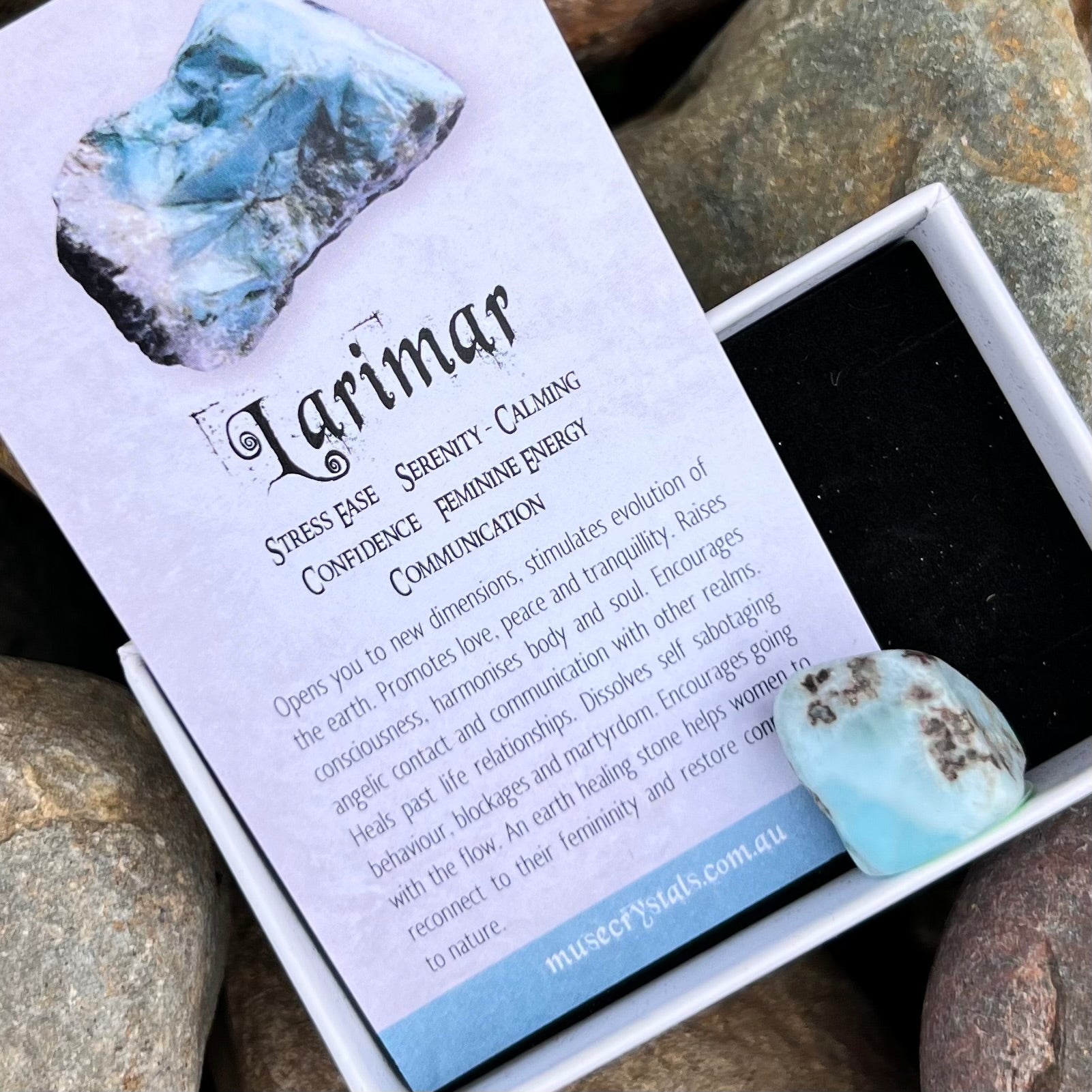 Larimar ~ Specialty Boxed Crystal