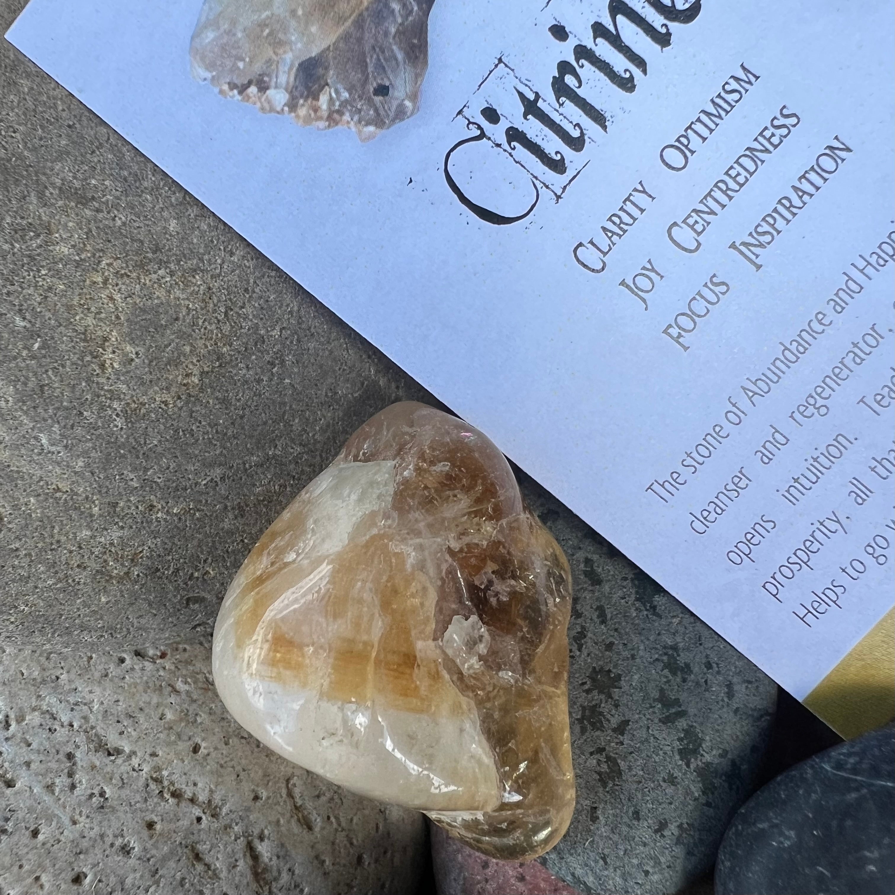 Citrine ~ Specialty Boxed Crystal
