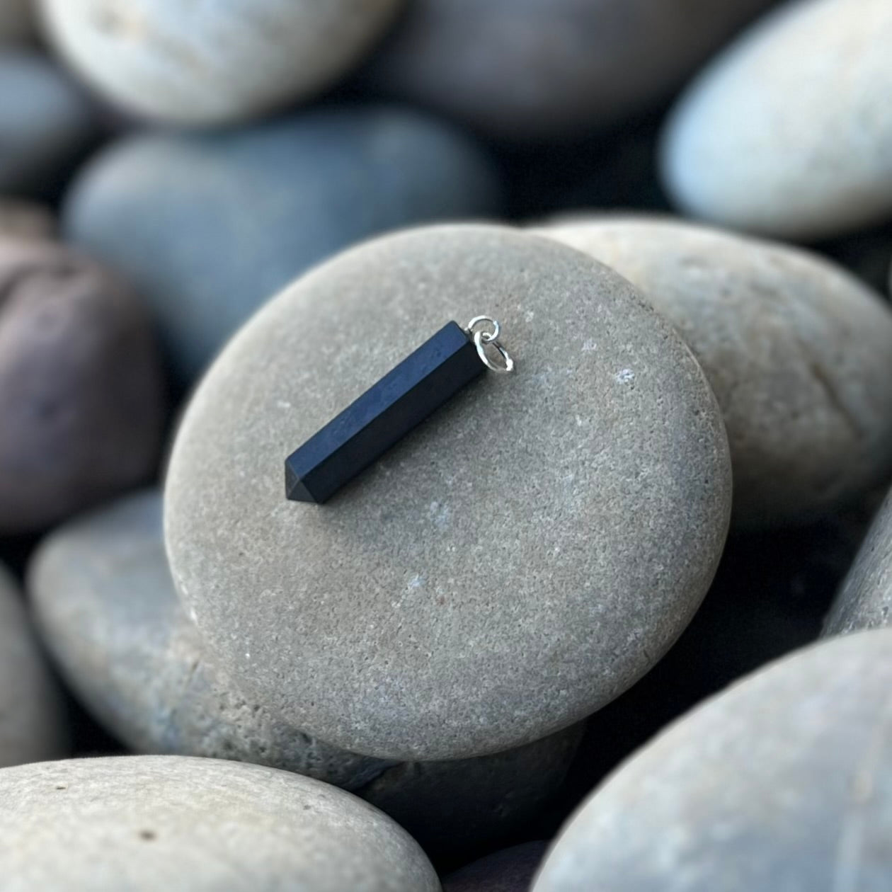 Shungite Point ~ Pendant