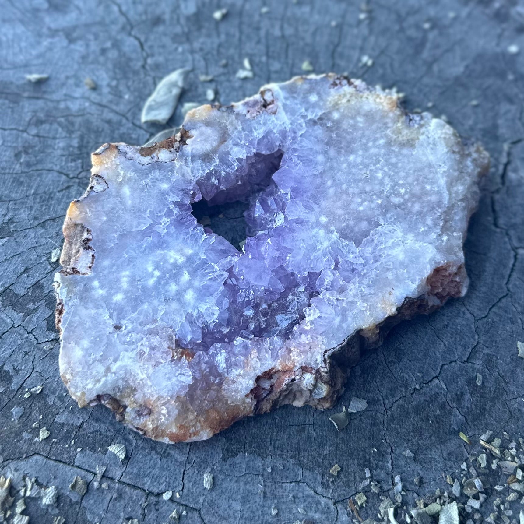 Pink and Purple Amethyst Slab