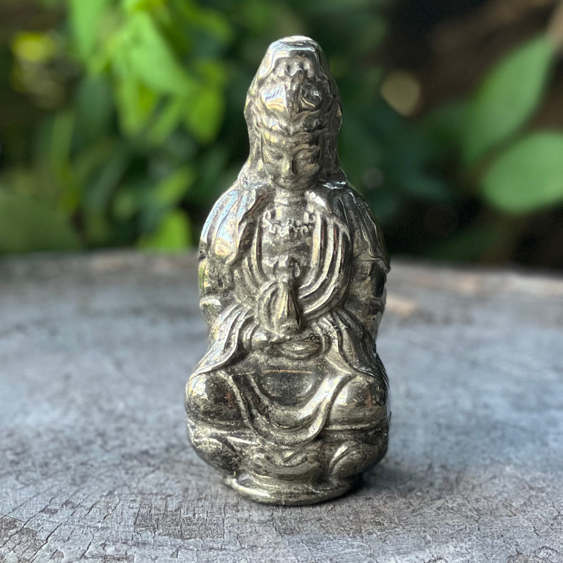 Quin Yan ~ Pyrite Prosperity Carving