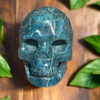 Blue Apatite Skull