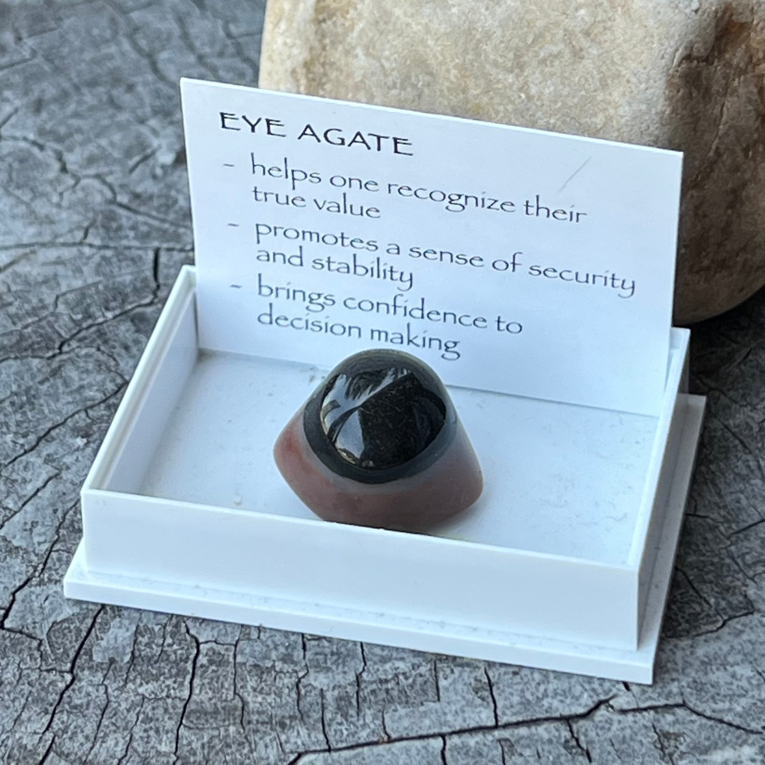 Eye Agate ~ Specialty Boxed Crystal