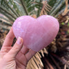 Rose Quartz Large Heart