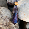 Amethyst Pendant on Leather