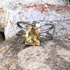 Citrine Sterling Silver Ring ~ 9