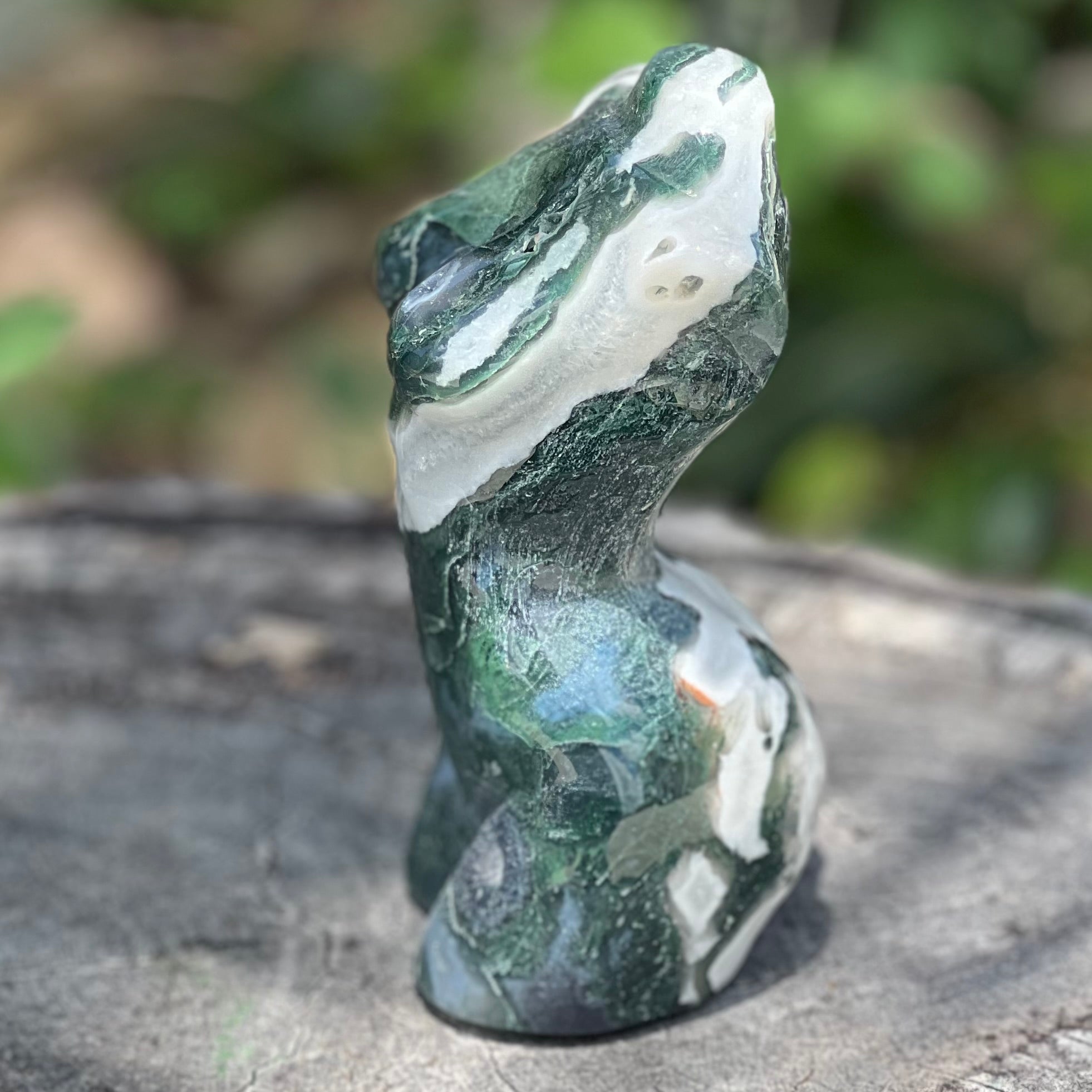 Moss Agate ~ Gaia Goddess ~ Mother Earth (2)