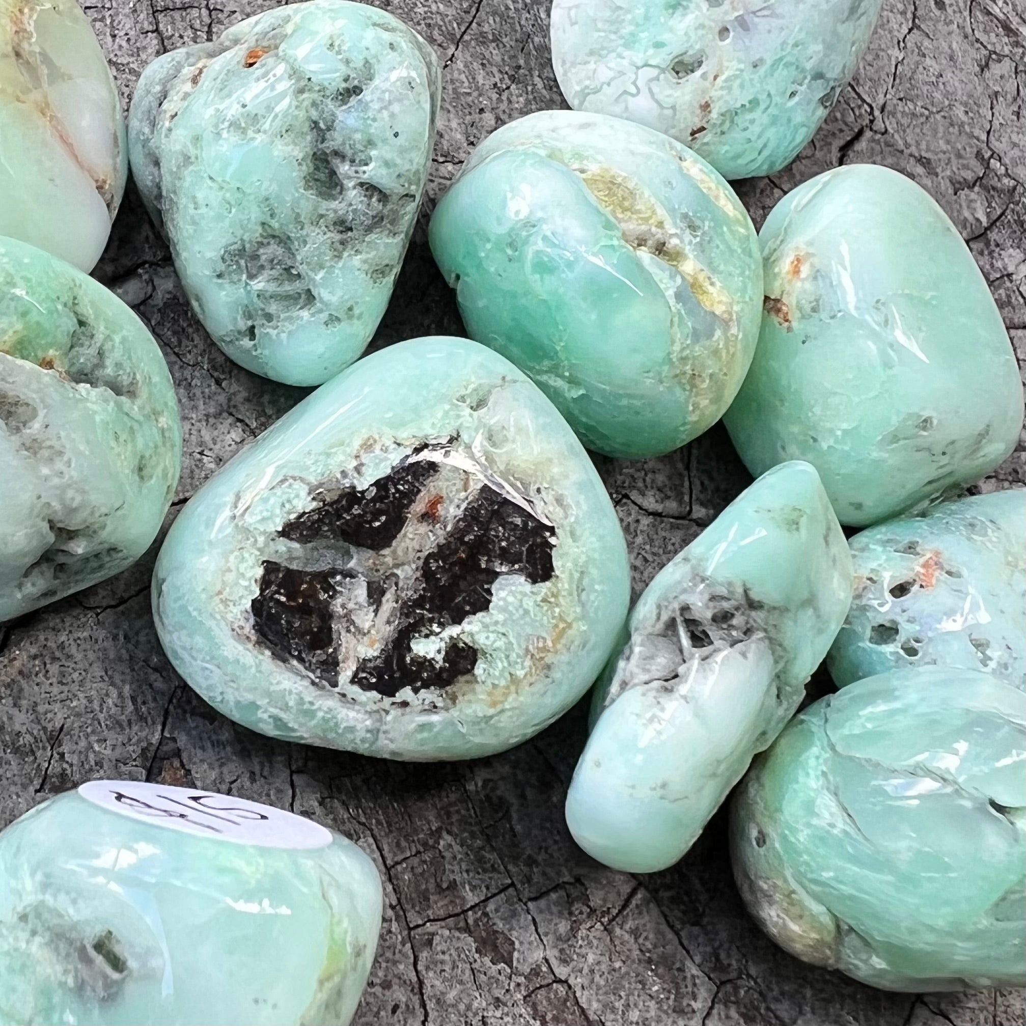 Chrysophase Tumble Stone