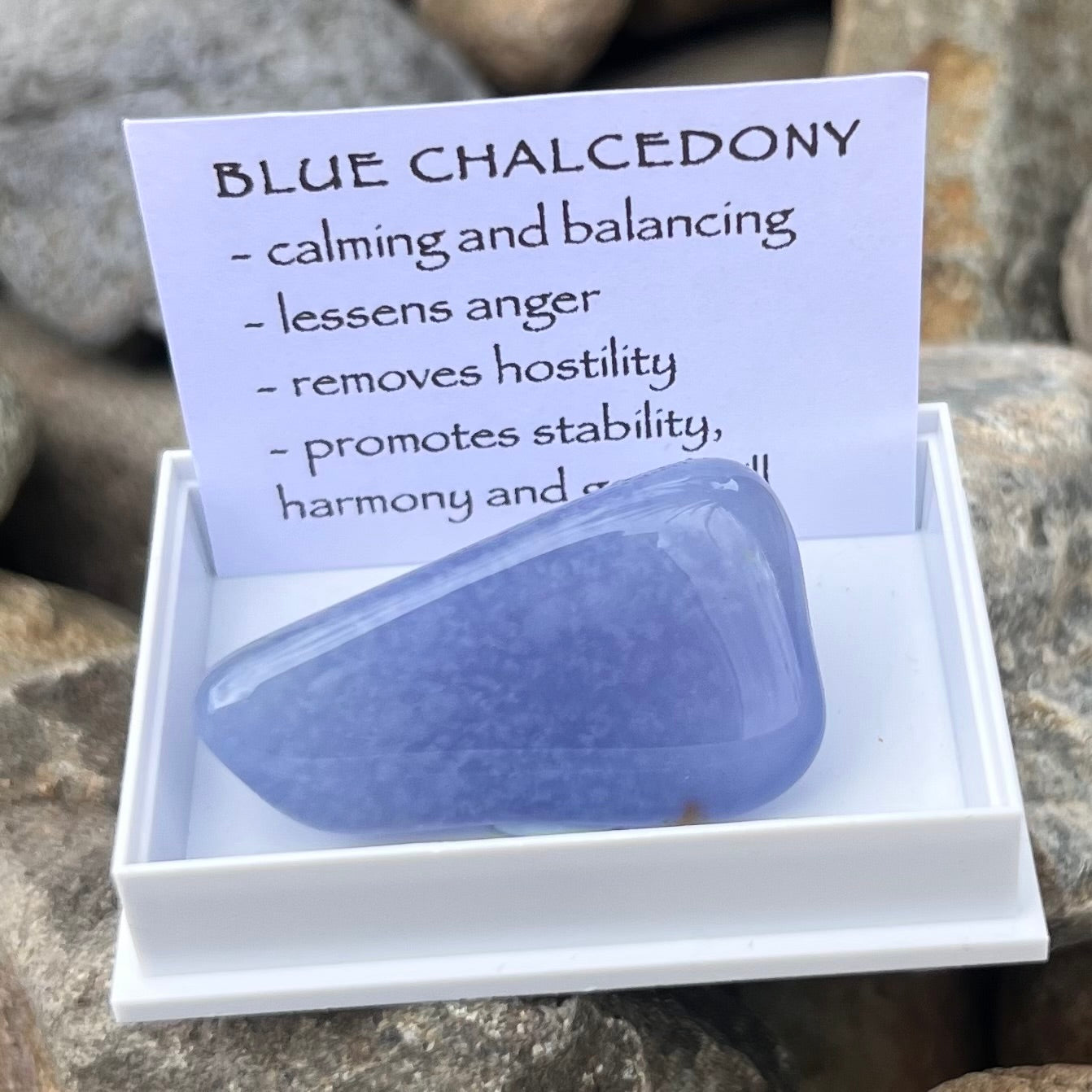 Blue Chalcedony ~ Specialty Boxed Crystal