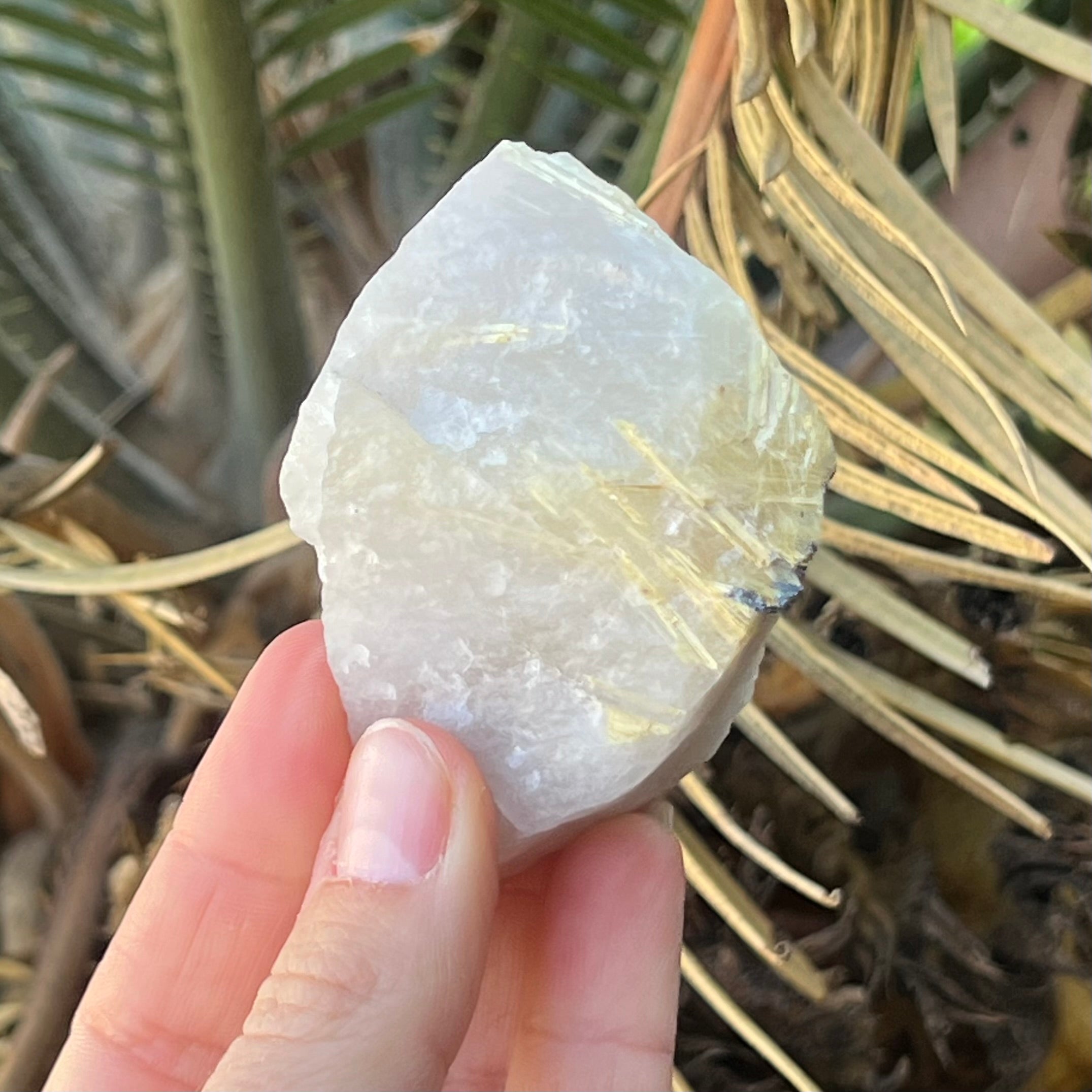 Rutilated Quartz Chunk ~ Specialty Crystal