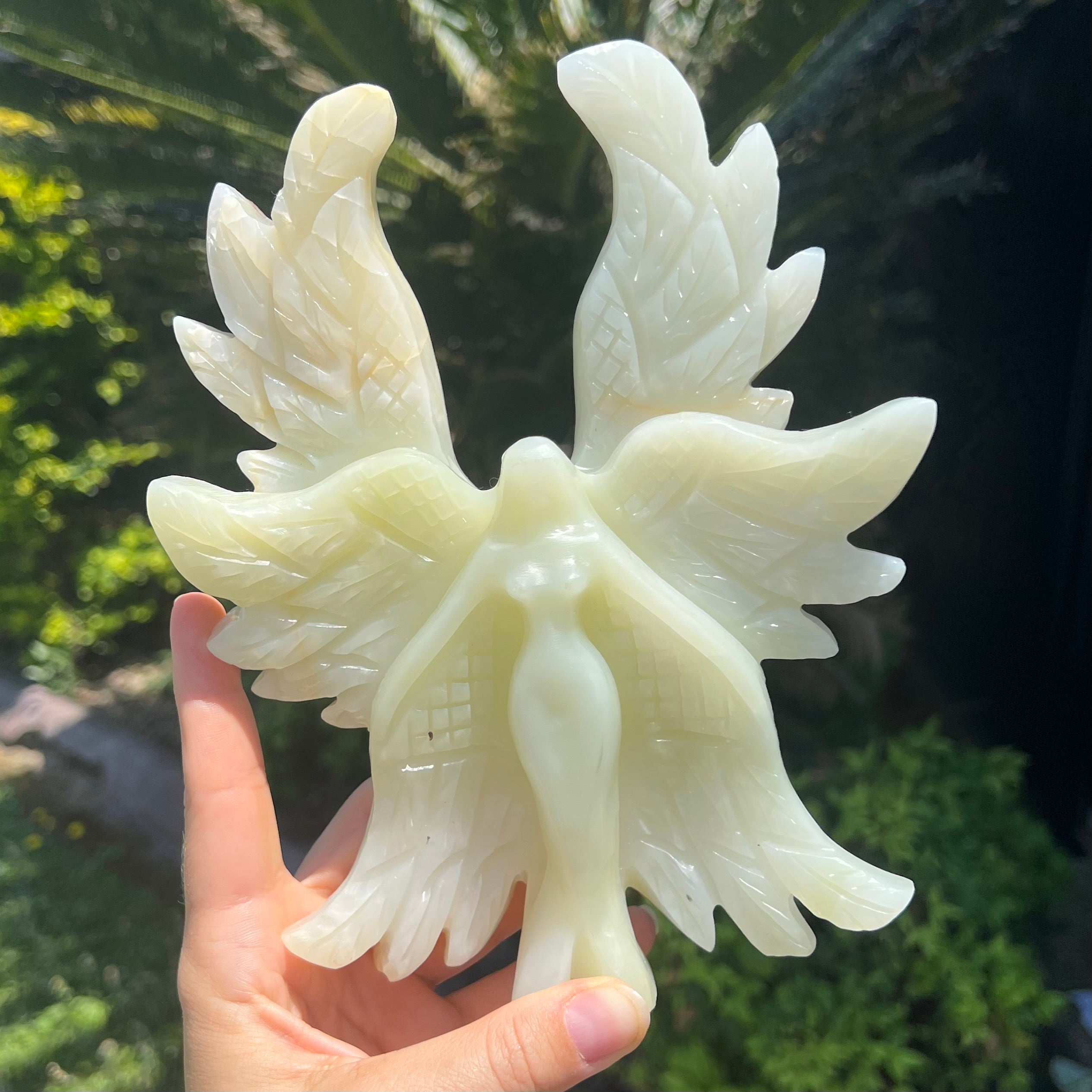 Afghanistan Jade ~ Goddess Angel Carving