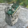 Emerald on Matrix Semi Raw Collectable