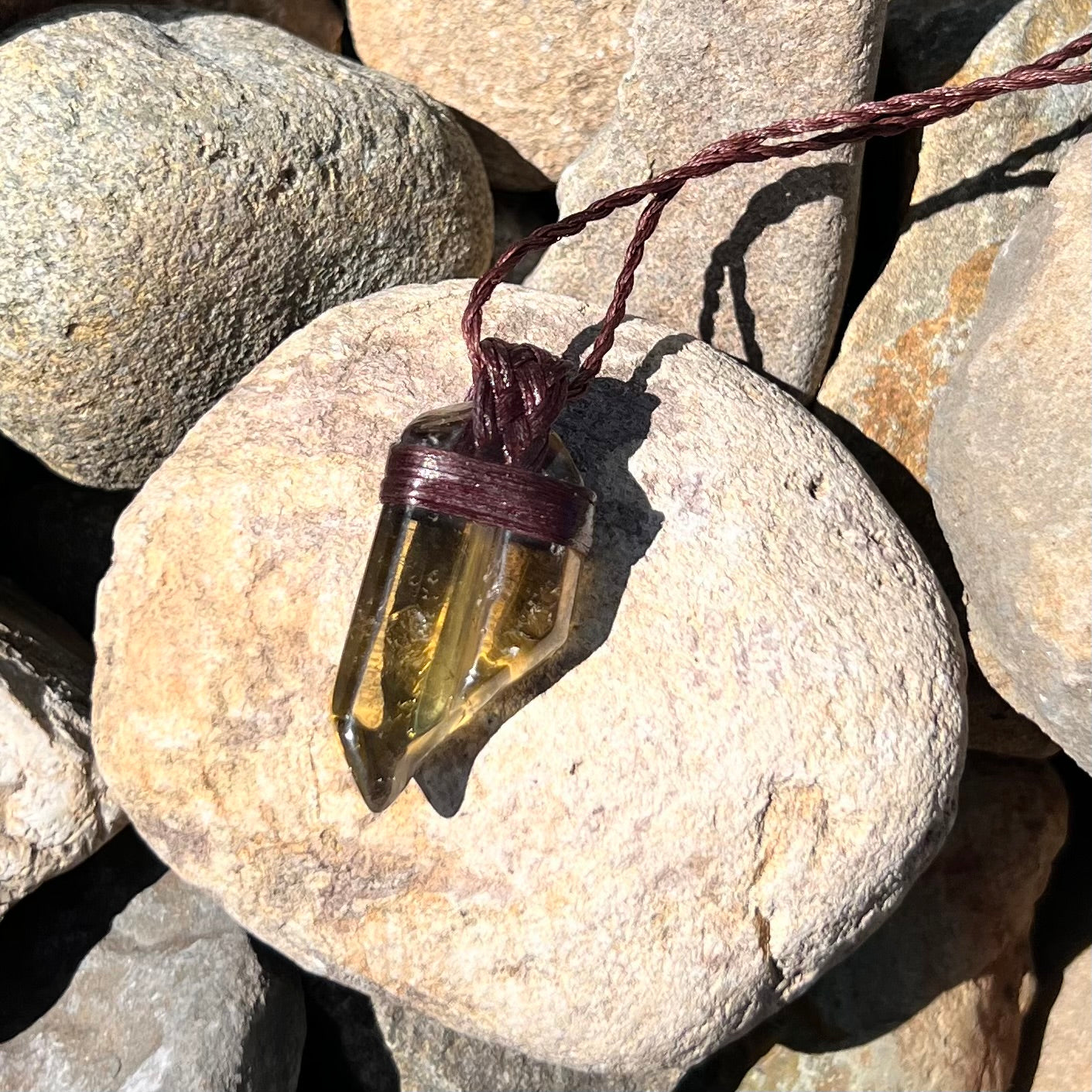 Muse Medicine ~ Citrine Twin Point ~ Talisman