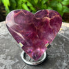 Purple Fluorite Heart