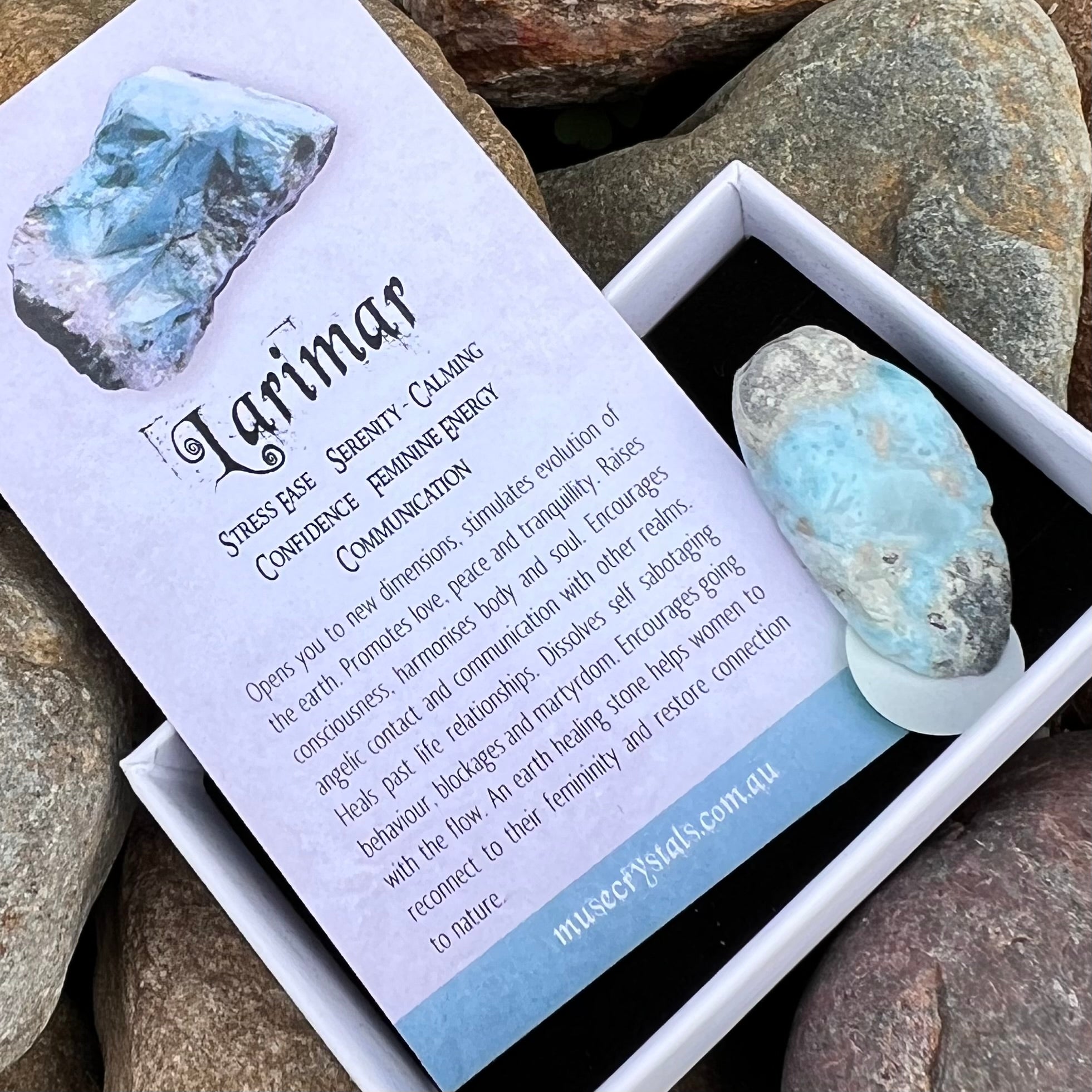 Larimar ~ Specialty Boxed Crystal