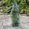 Prehnite Semi Raw Tower