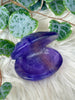 Purple Fluorite Clam Carving
