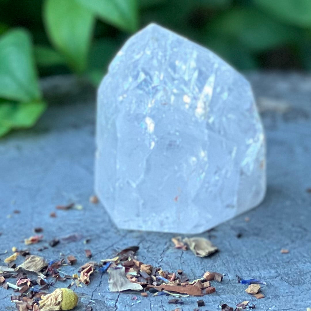 Clear Quartz Generator Tower