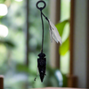 Arrow Head Super Protection Hanger ~ Black Obsidian Black